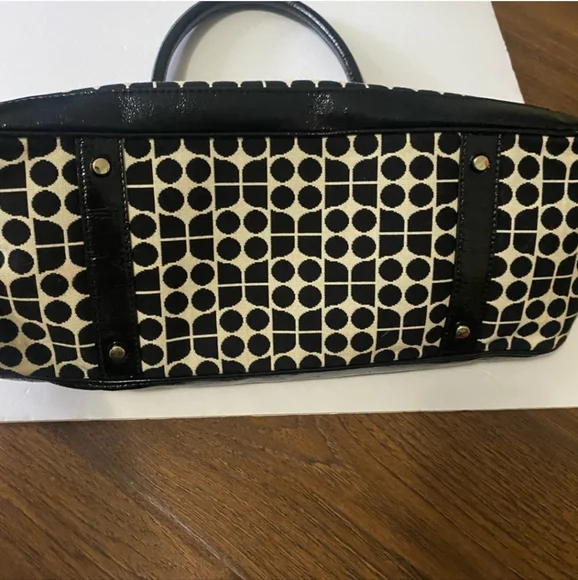 Kate Spade Vintage Rare Black & Yellow Handbag (EUC) - Picture 13 of 16